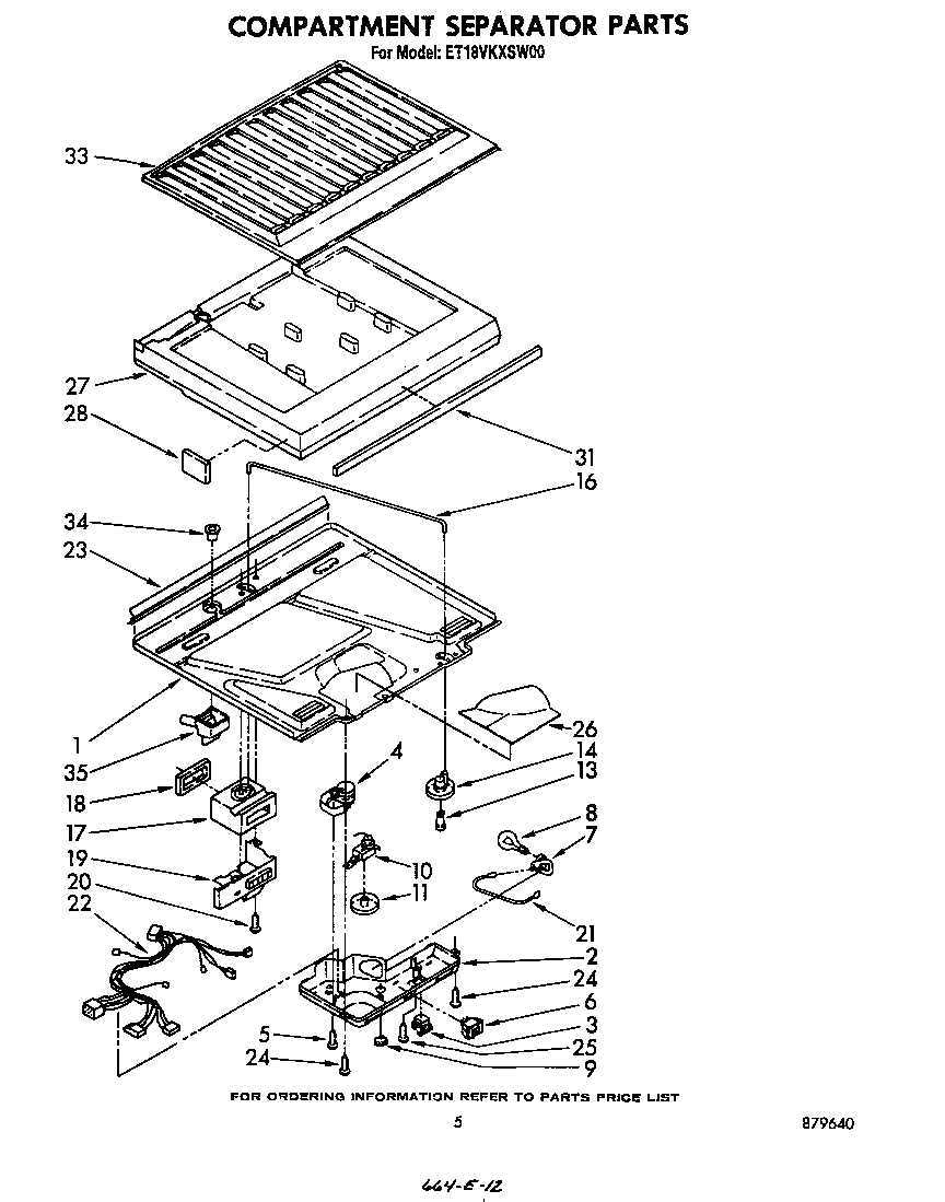 Compartment separator