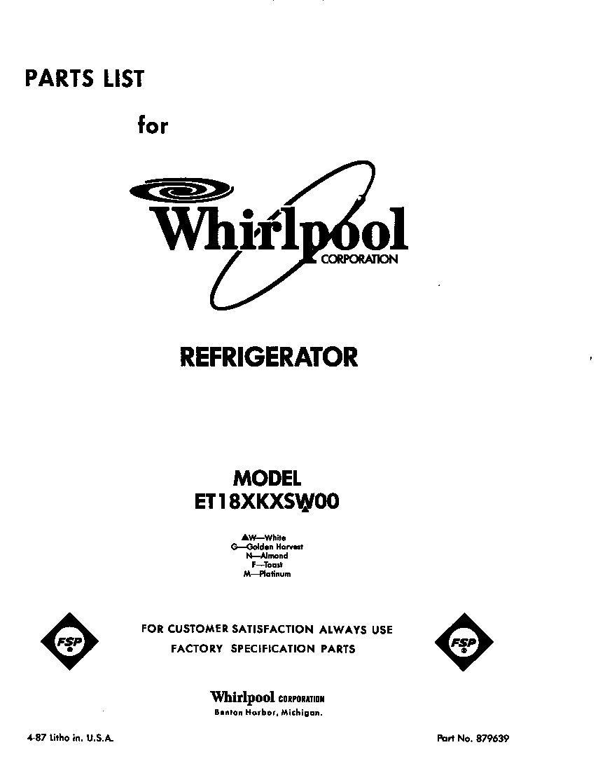 Front cover