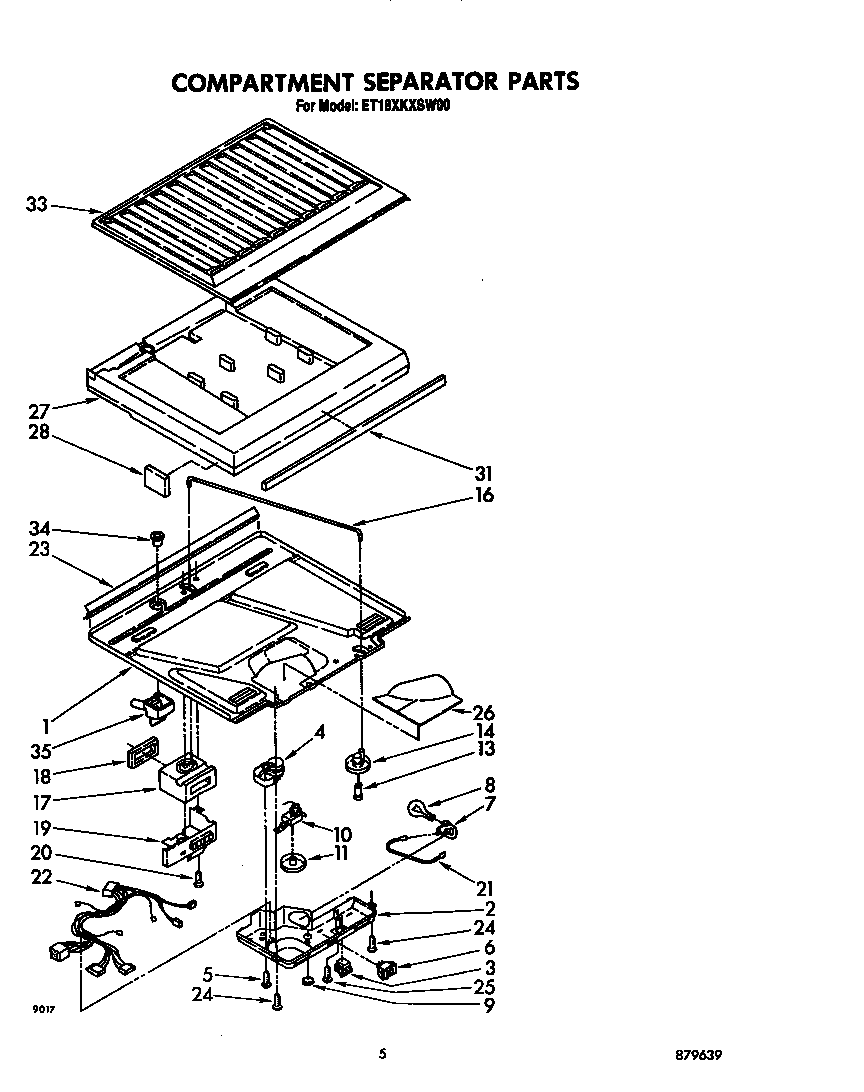 Compartment separator