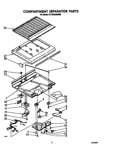 Compartment separator
