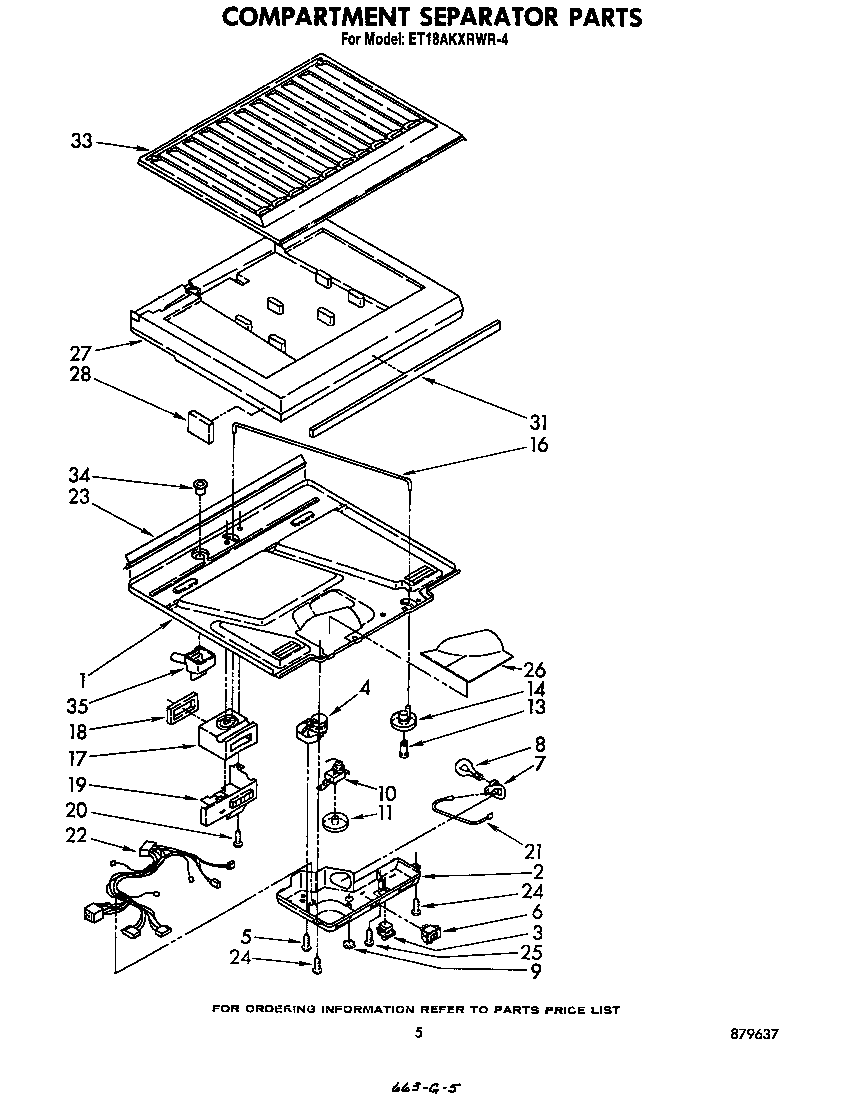 Compartment separator