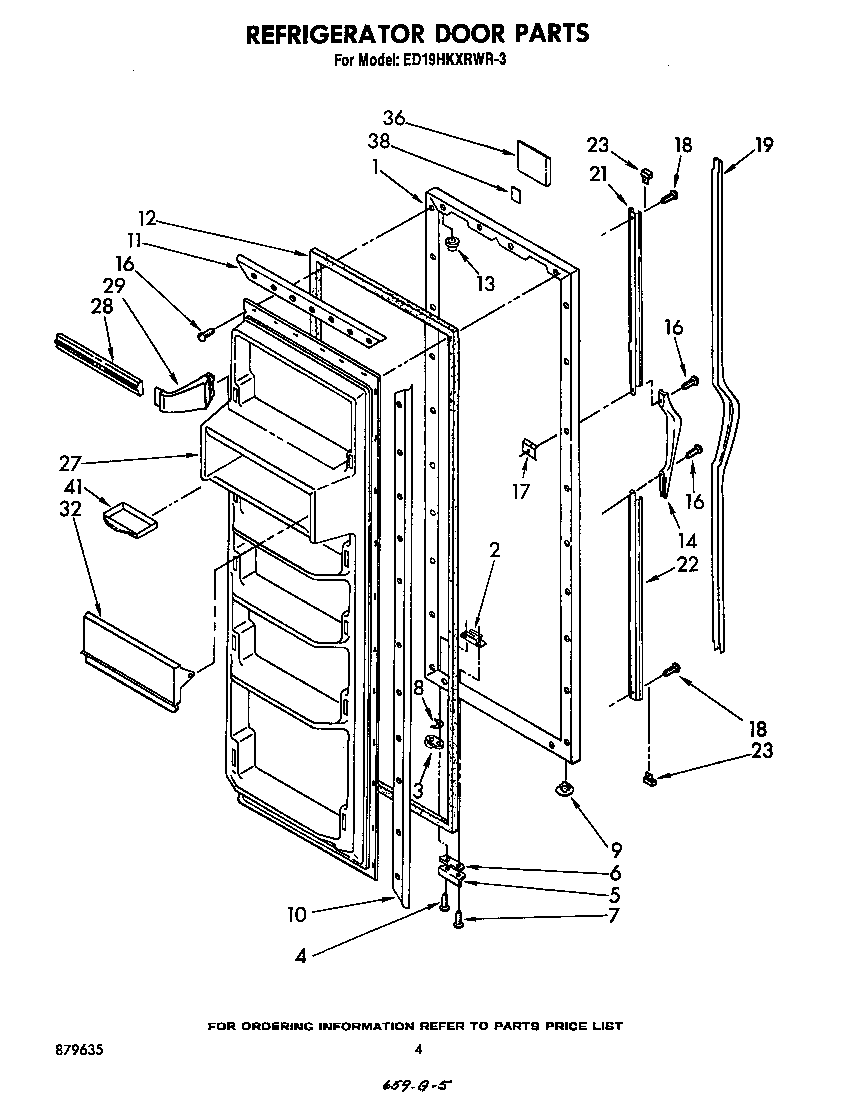Refrigerator door