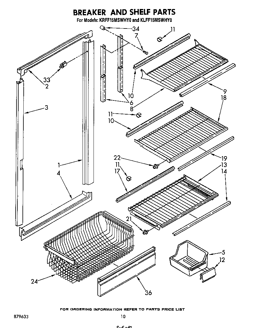 Breaker and shelf