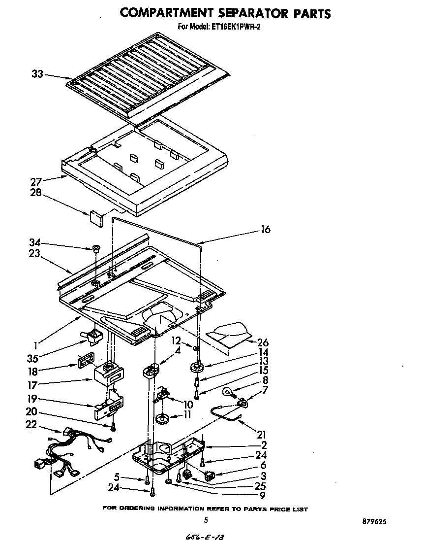 Compartment separator