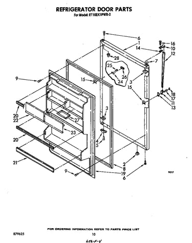Refrigerator door
