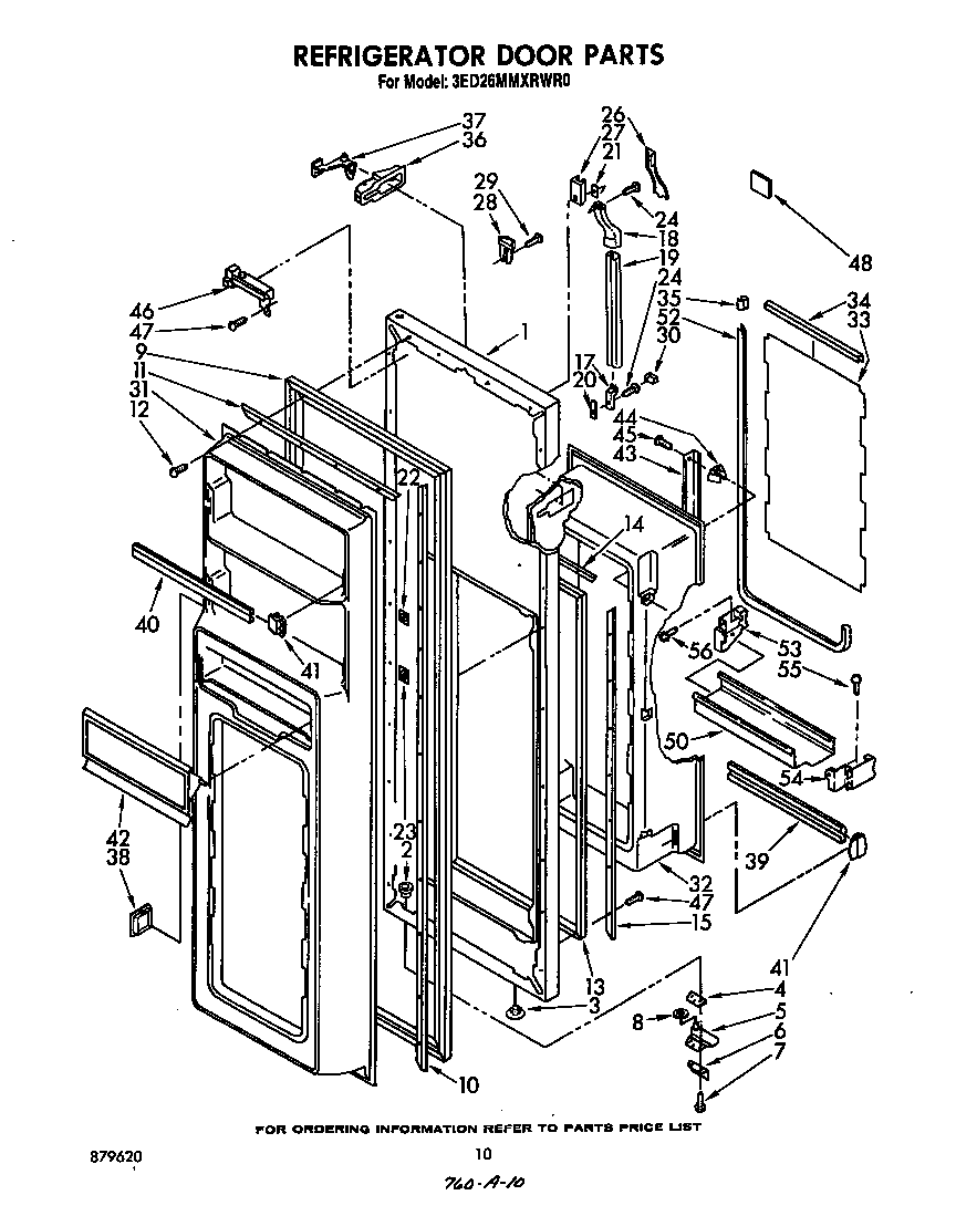 Refrigerator door