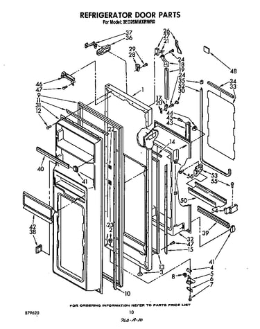 Refrigerator door