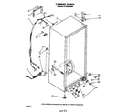 Whirlpool EV150NXSW00 cabinet diagram