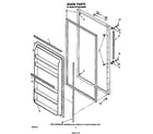 Whirlpool EV130CXSW00 door diagram