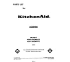 KitchenAid KRFF15KSWHY0 front cover diagram