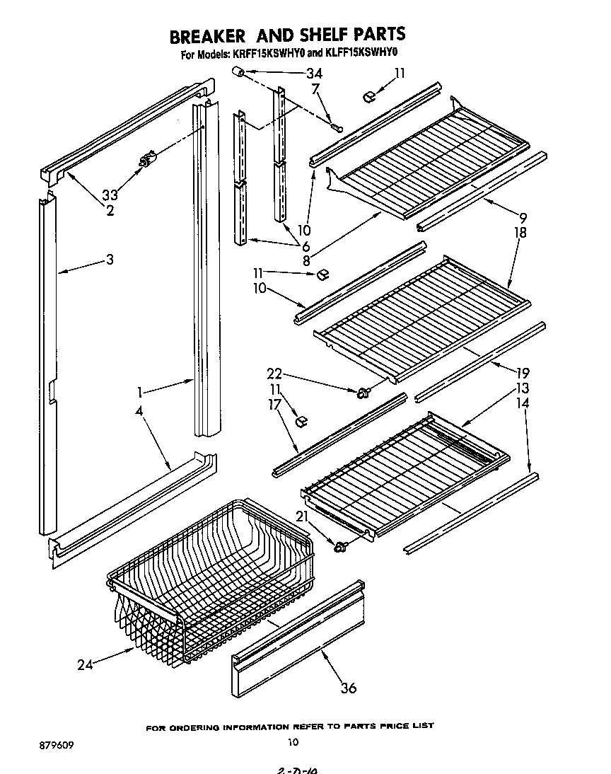 Breaker and shelf
