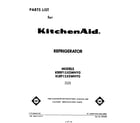 KitchenAid KLRF15XSWHY0 front cover diagram