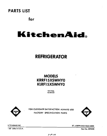 Front cover