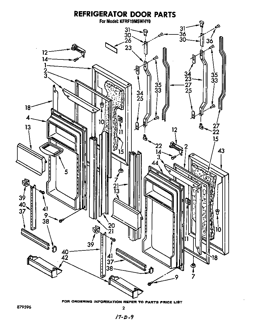 Refrigerator door