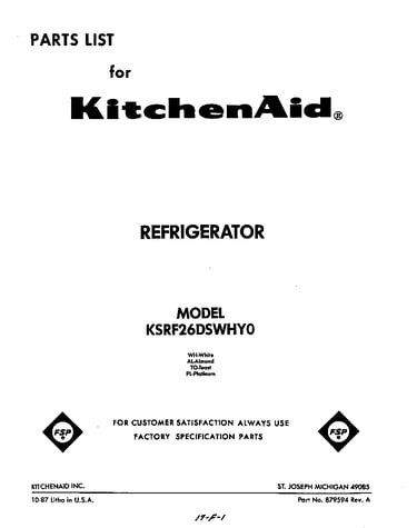 Front cover