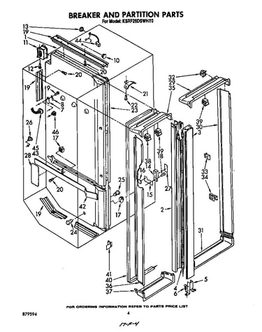 Breaker and partition