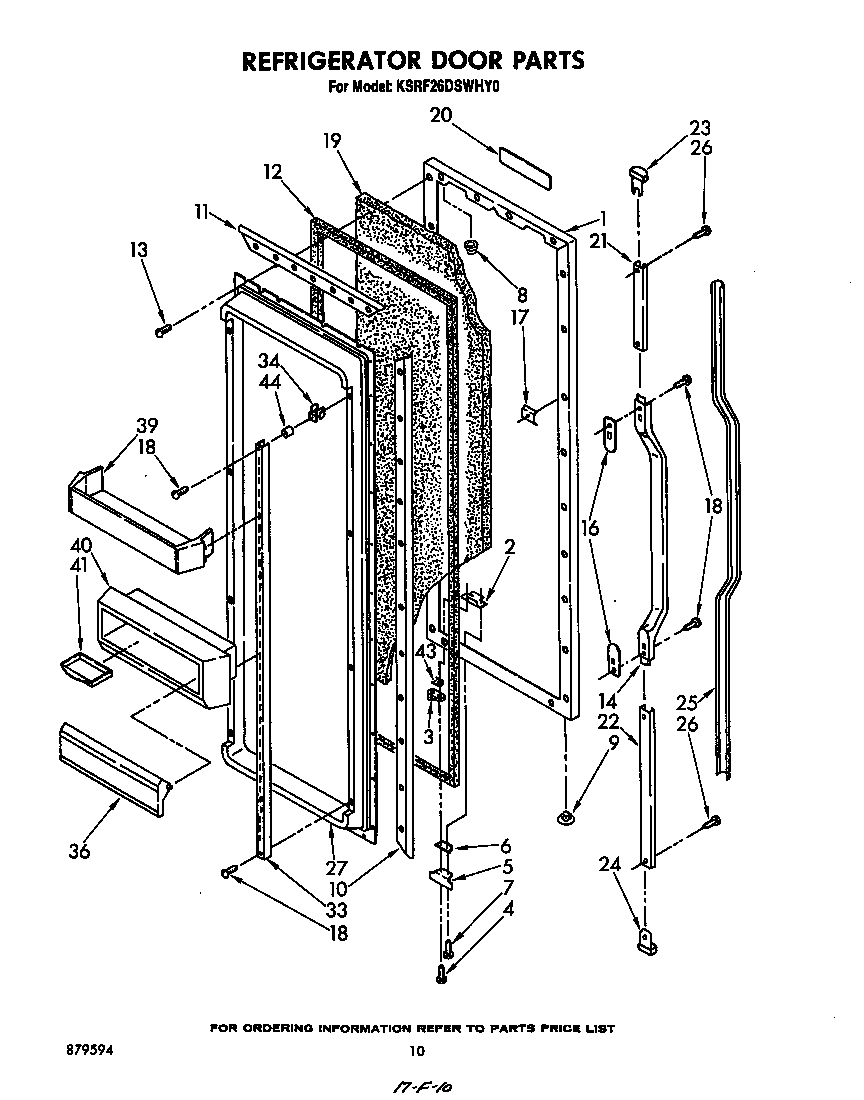 Refrigerator door