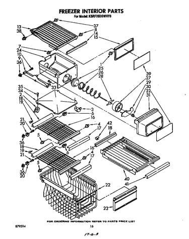 Freezer interior