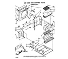 Whirlpool AC1804XT0 airflow and control diagram