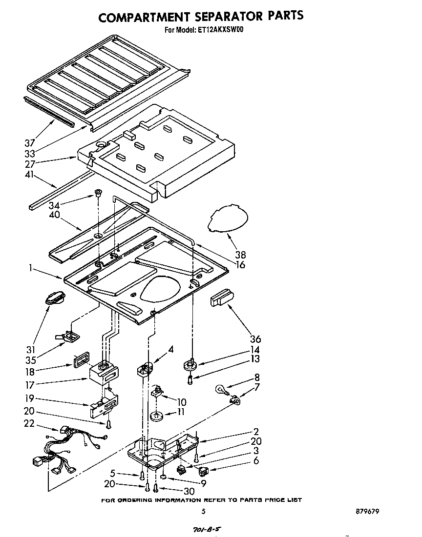 Compartment separator