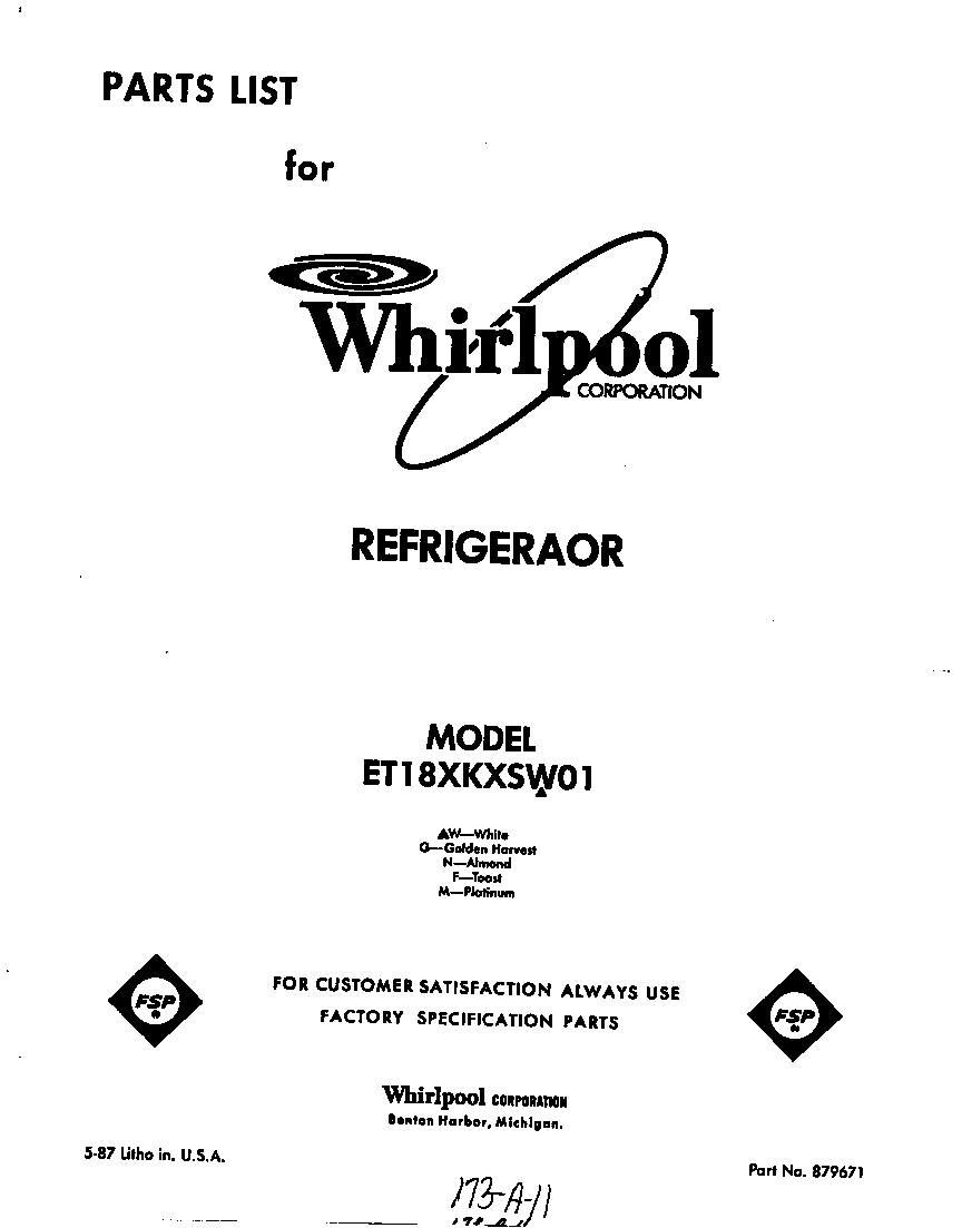 Front cover