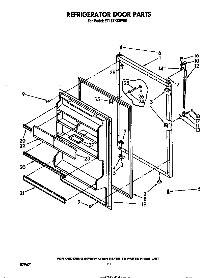 Refrigerator door