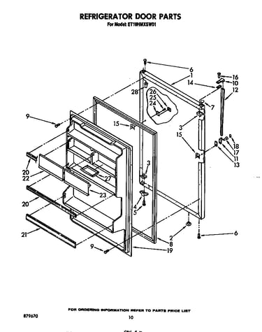 Refrigerator door