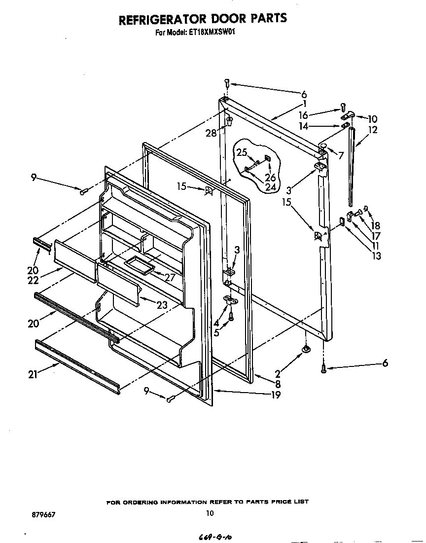Refrigerator door