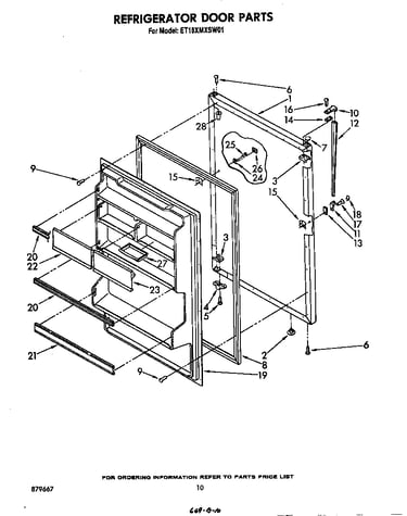 Refrigerator door