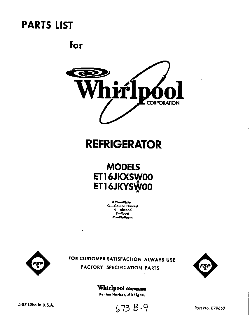 Front cover