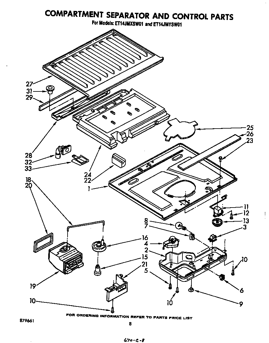 Compartment separator and control