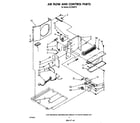 Whirlpool AR1200XT0 airflow and control diagram