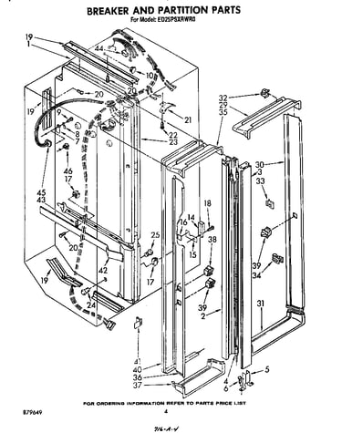 Breaker and partition