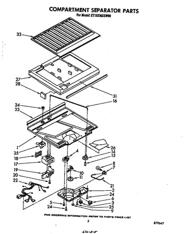 Compartment separator