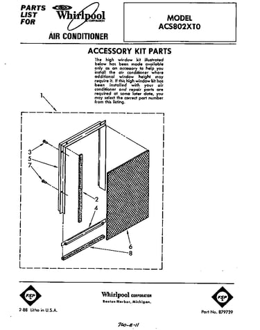 Accessory kit parts