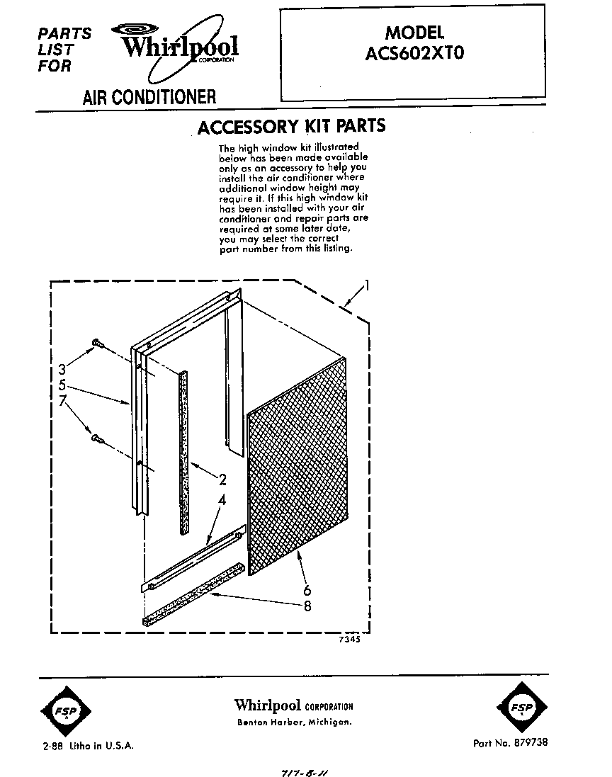 ACCESSORY KIT PARTS