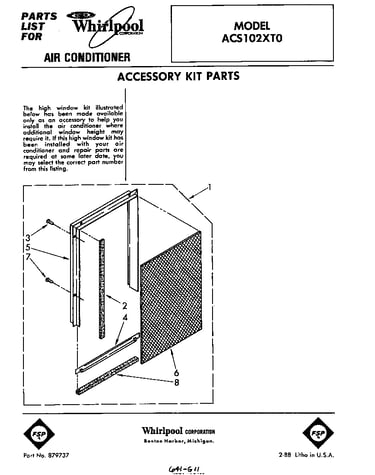 Accessory kit parts