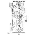 KitchenAid KCS180S1 drive motor and ram diagram