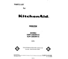 KitchenAid KLFF15MSWH10 front cover diagram