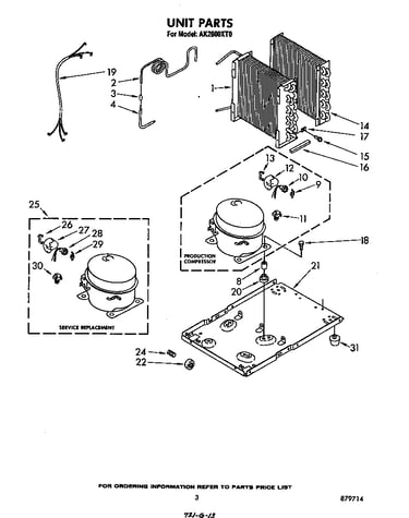 Unit parts
