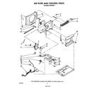 Whirlpool ACP602XT0 airflow and control diagram