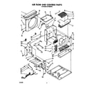 Whirlpool AC1854XT0 air flow and control diagram