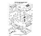 Whirlpool AC1504XT0 airflow and control diagram