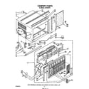 Whirlpool AC1504XT0 cabinet diagram