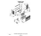 Whirlpool ACP052XT0 cabinet diagram