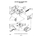 Whirlpool AC0052XT0 air flow and control parts diagram