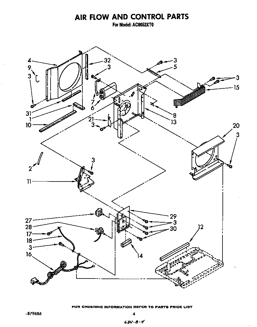 Air flow and control parts