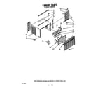 Whirlpool AC0052XT0 cabinet parts diagram