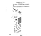 Whirlpool AC0052XT0 accessory kit parts diagram