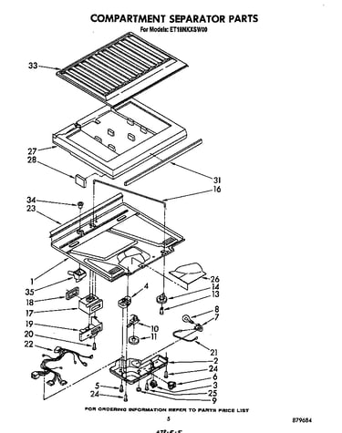 Compartment separator